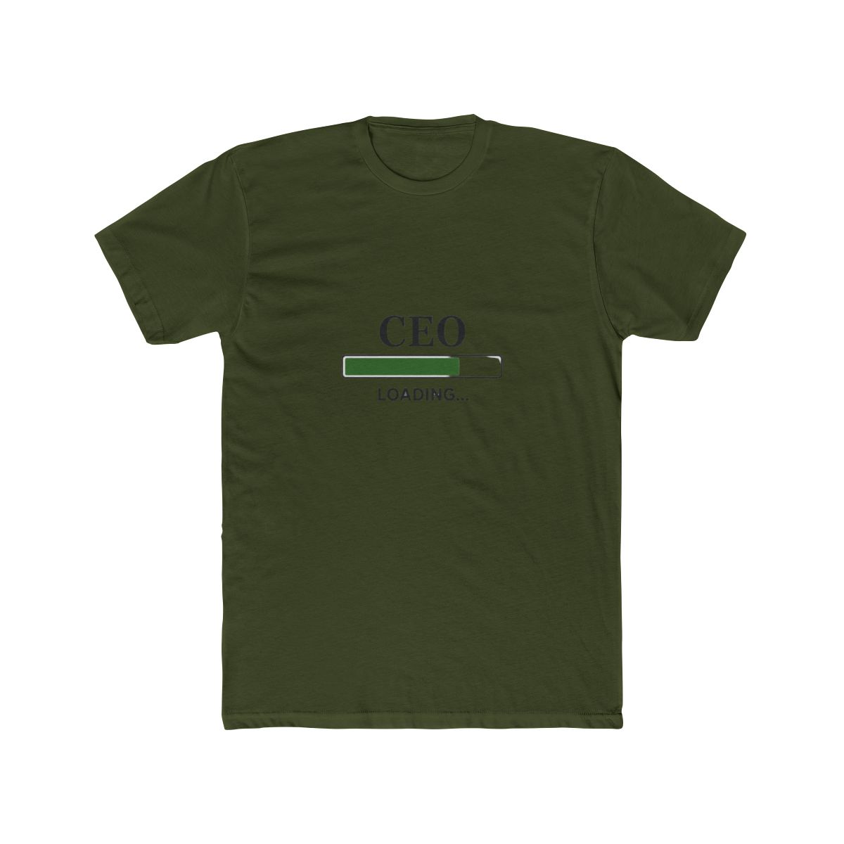 CEO Loading Progress Bar Funny T Shirt - Entrepreneur Hustle Gift - alternate angle 5, merchandise