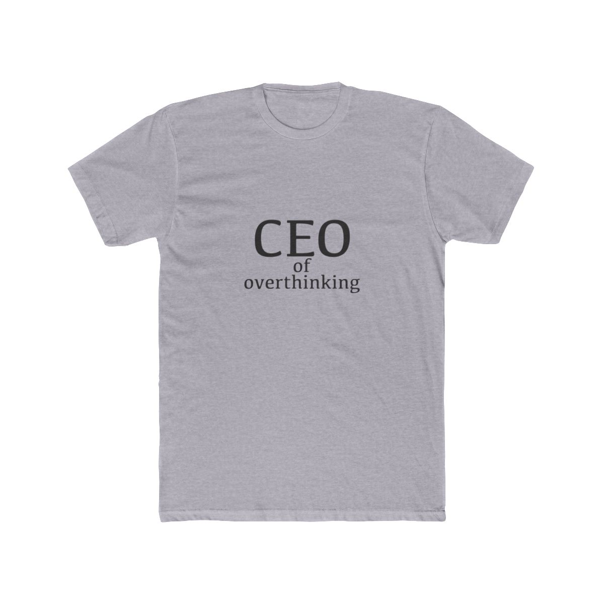 CEO of Overthinking Funny Graphic T Shirt - alternate angle 4, merchandise