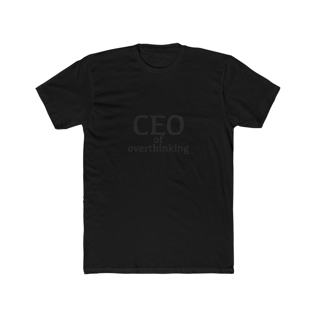 CEO of Overthinking Funny Graphic T Shirt - alternate angle 3, merchandise