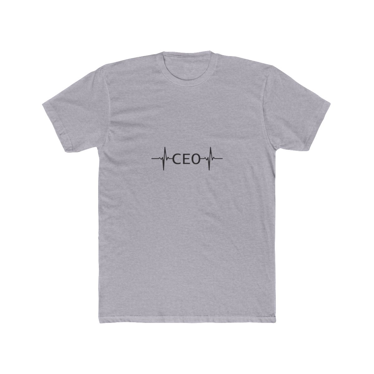 CEO Heart Rate EKG T Shirt - Funny Business Entrepreneur Gift - alternate angle 3, merchandise