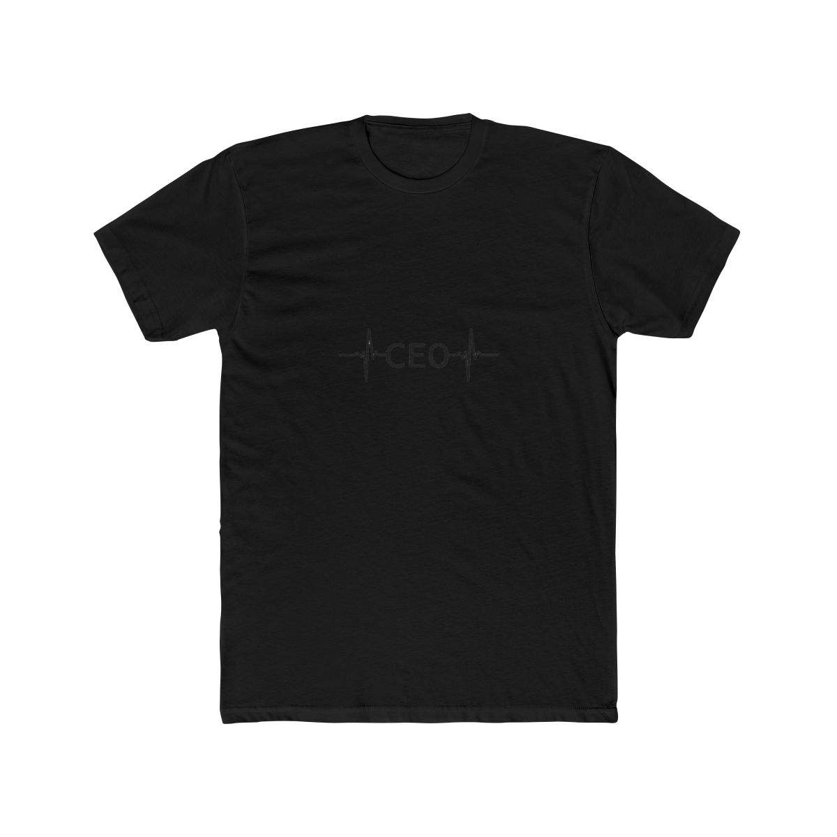 CEO Heart Rate EKG T Shirt - Funny Business Entrepreneur Gift - alternate angle 2, merchandise
