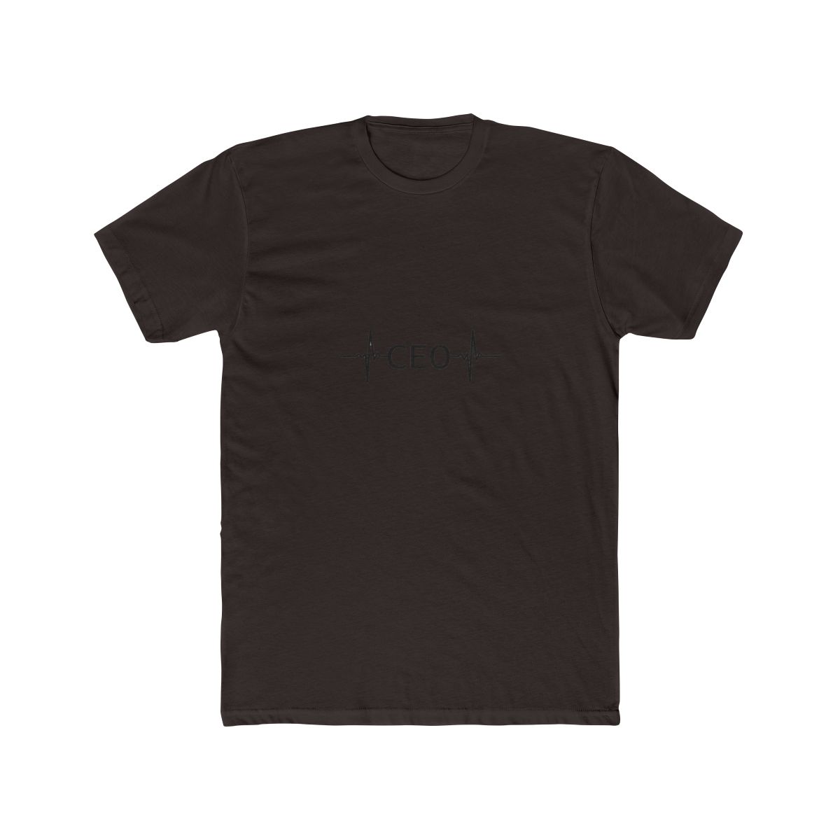 CEO Heart Rate EKG T Shirt - Funny Business Entrepreneur Gift - alternate angle 2, merchandise