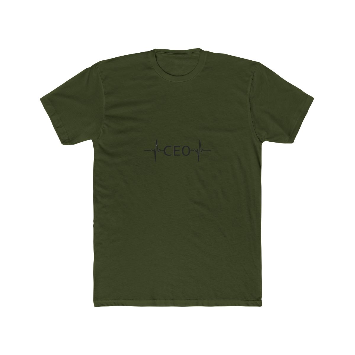 CEO Heart Rate EKG T Shirt - Funny Business Entrepreneur Gift - alternate angle 4, merchandise